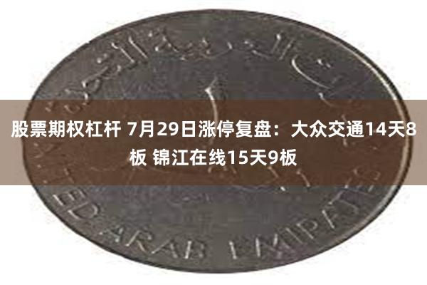 股票期权杠杆 7月29日涨停复盘：大众交通14天8板 锦江在线15天9板