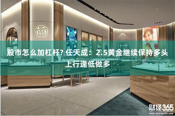 股市怎么加杠杆? 任天成：2.5黄金继续保持多头上行逢低做多